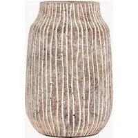 Small Cedar Vase - White, Earthenware alternate view