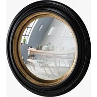 Small Convex Wall Mirror - Black alternate view