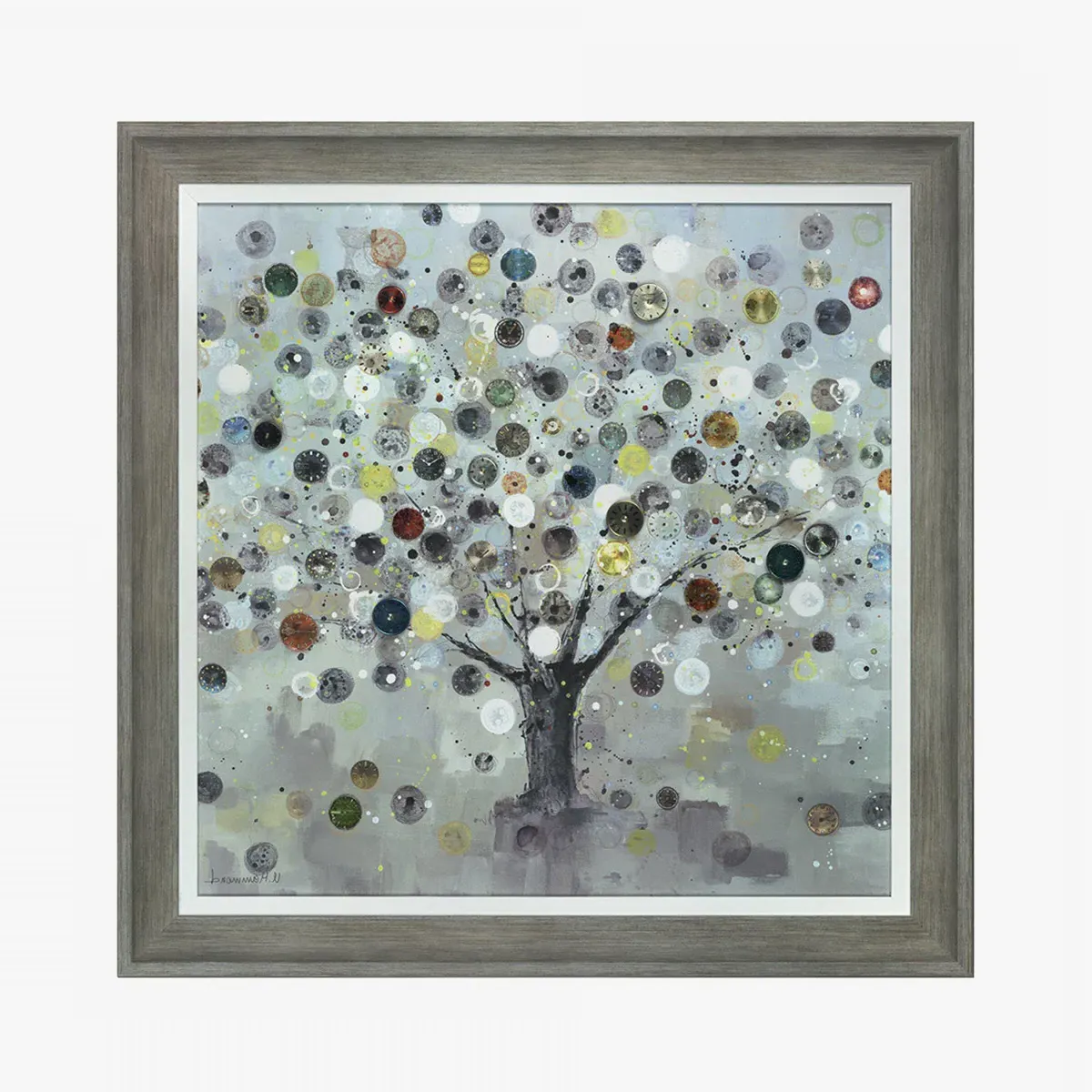 Small Framed Canvas Wall Art - Tree Design product