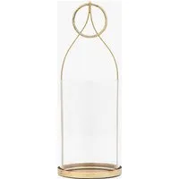Small Lantern - Gold, Antique Finish alternate view