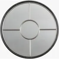 Small Mirror with Frame - Silver alternate view