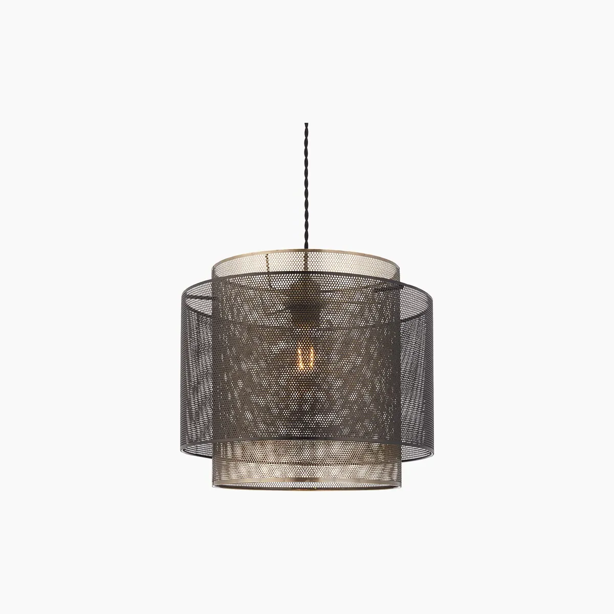 Small Pendant Shade - Antique Brass, Metal product