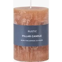 Small Pillar Candles Pack of 2 - Amber alternate view