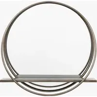 Small Round Mirror - Metallic Frame alternate view