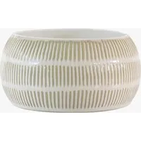 Small Storage Bowl with Stripe Pattern alternate view