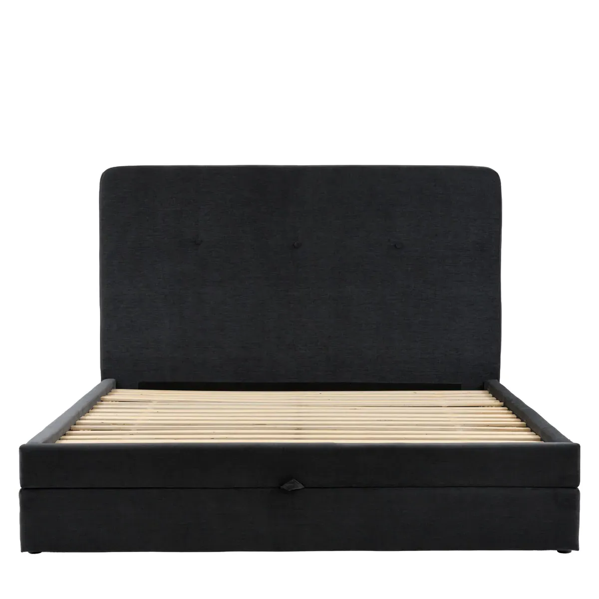 Snoozer Double Bed Frame with 2 Drawer Storage - Black, Velvet product