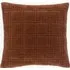 Solace Quilted Cushion - Rust, Cotton Velvet by Perch & Parrow, image 3