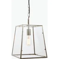 Square Pendant Light - Nickel, Glass alternate view