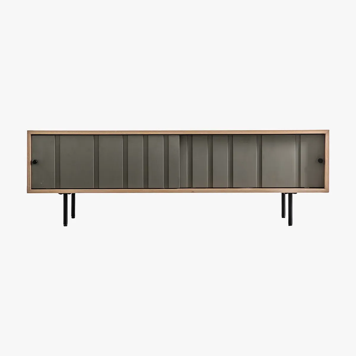 Stow-Away Media Unit with Storage - Brown product