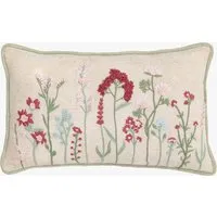 Thistle Embroidered Meadow Large Cushion alternate view