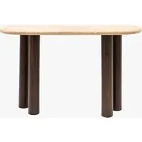 Tibur Console Table - Travertine, Mango Wood alternate view