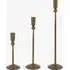 Tilo Metal Candle Sticks Set of 3 - Gold by Perch & Parrow, image 3