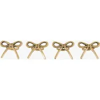 Timeless Tidings Bow Napkin Rings, Set of 4 by Perch & Parrow, alternate view