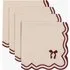 Timeless Tidings Bow Napkins, Set of 4 by Perch & Parrow, image 3