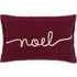 Timeless Tidings Embroidered Noel Cushion by Perch & Parrow, image 3