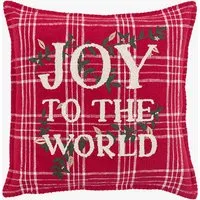 Timeless Tidings Joy to the World Cushion by Perch & Parrow, image 2
