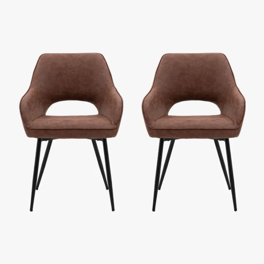 Tova Dining Chair Set of 2 - Brown product