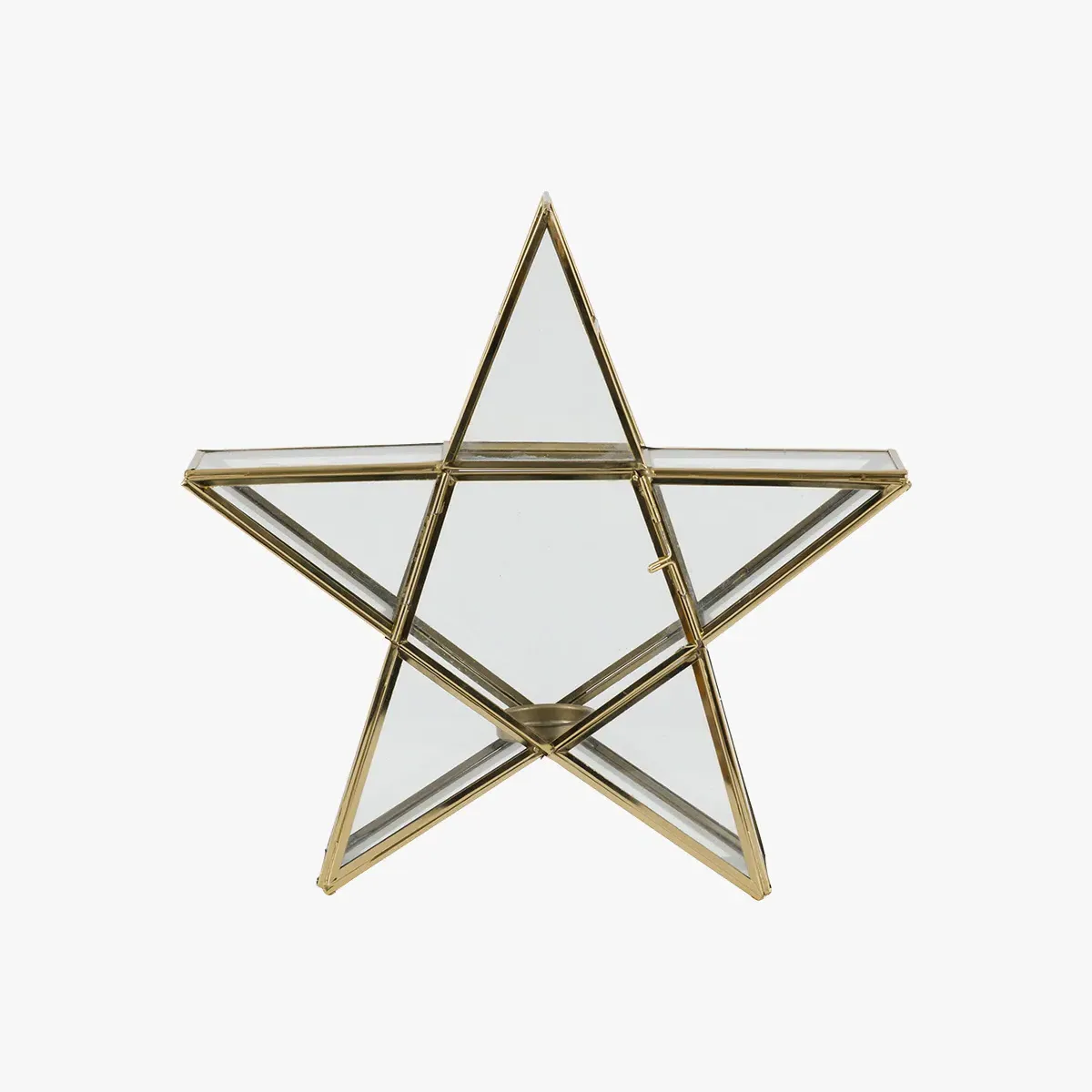Vega Tealight Holder - Gold by Perch & Parrow