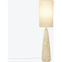 Vince Ceramic Floor Lamp - Cream, Linen by Perch & Parrow, image 2