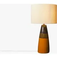 Vince Ceramic Table Lamp - Brown by Perch & Parrow, alternate view