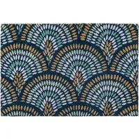 Welcomer Doormat - Navy, Coir alternate view