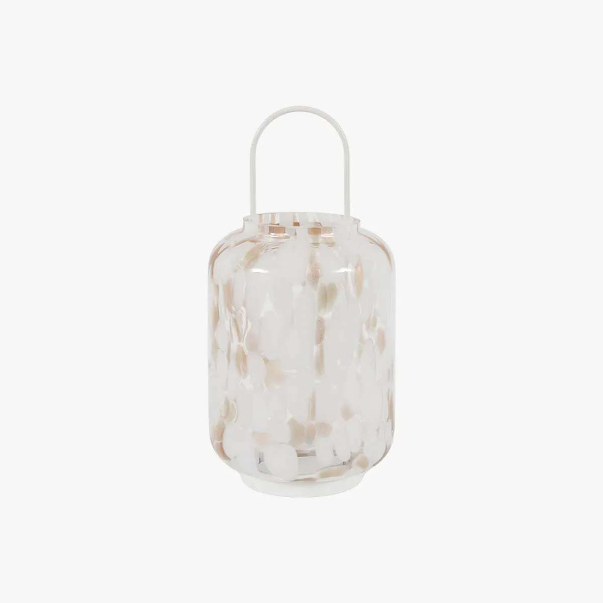 Winter Frost Confetti Large Lantern by Perch & Parrow