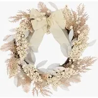 Winter Frost Cream Berry Wreath by Perch & Parrow, image 2