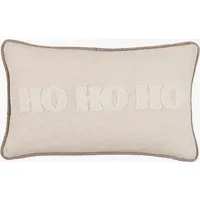 Winter Frost HoHoHo Cushion by Perch & Parrow, alternate view