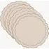 Winter Frost Scallop Placemats Set of 4 by Perch & Parrow, image 3