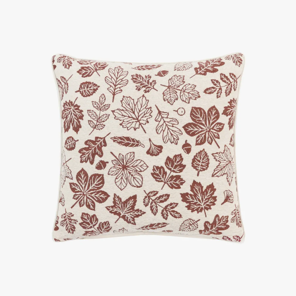 Woodland Chenille Cushion Pack of 2 - Beige by Perch & Parrow