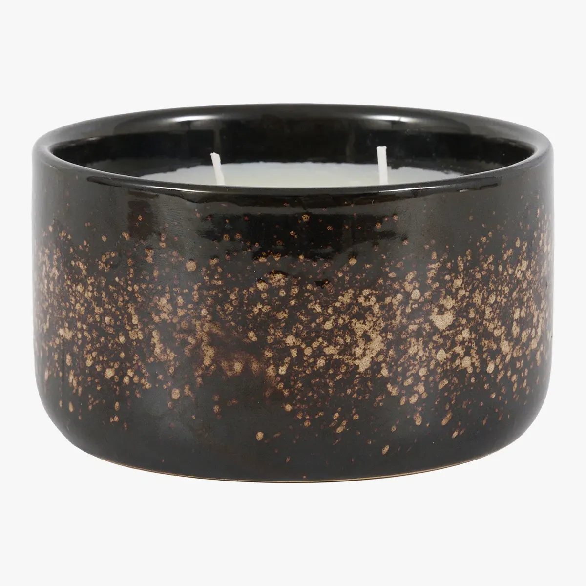 Zera Ceramic Reactive Glaze 2-Wick Candle by Perch & Parrow