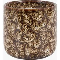 Zera Ceramic Reactive Glaze Candle - Brown by Perch & Parrow, image 2