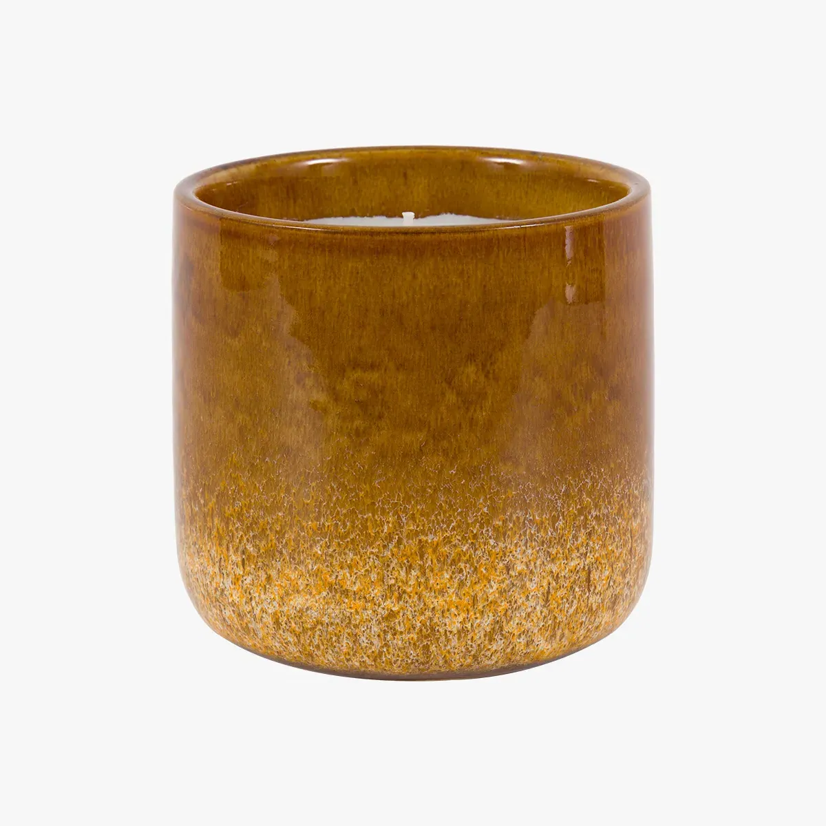 Zera Ceramic Reactive Glaze Candle - Caramel by Perch & Parrow