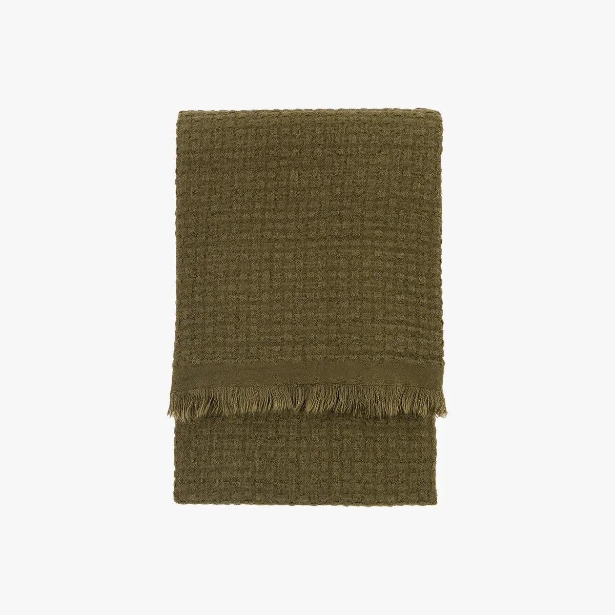 Zia Waffle Throw - Olive product