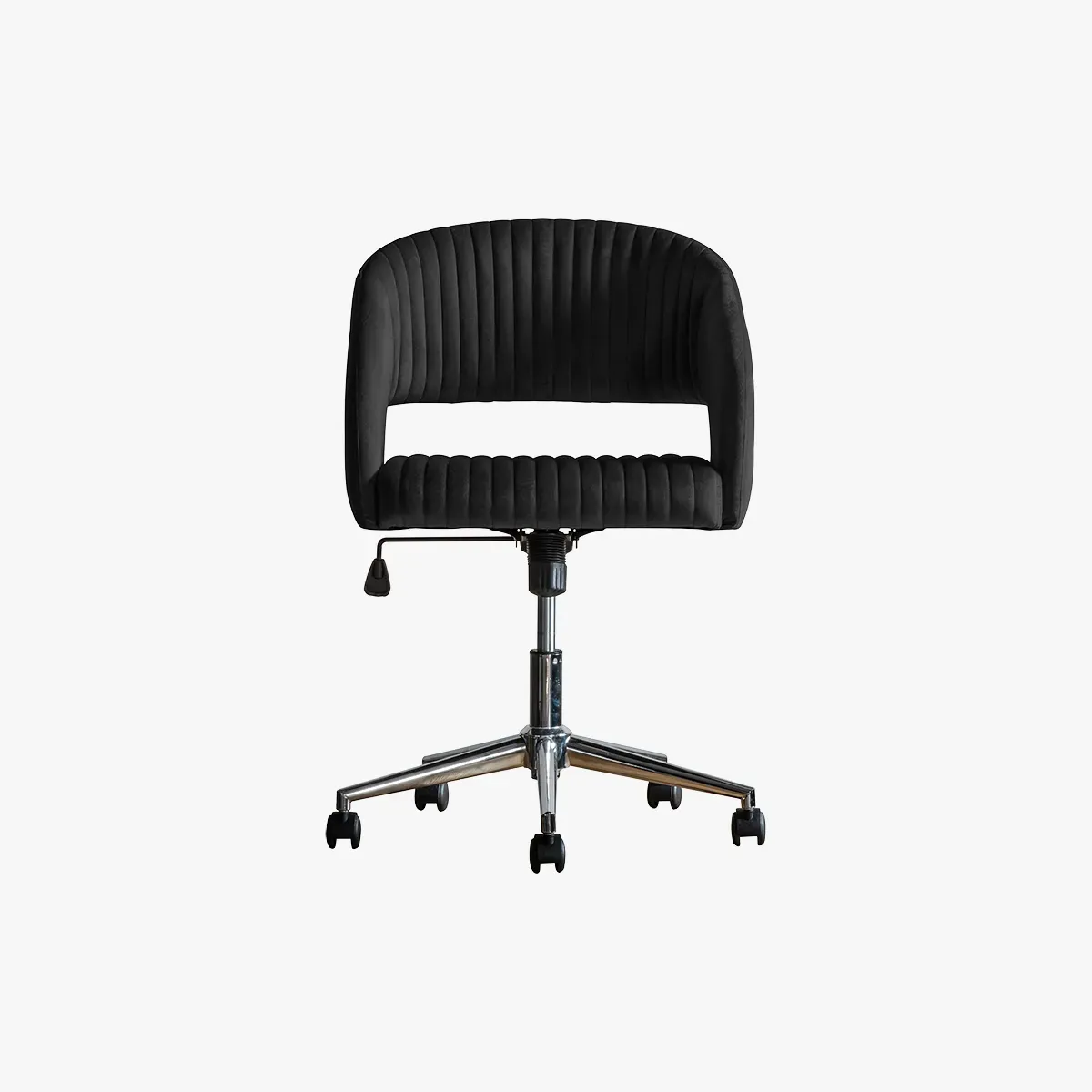 niantic-black-velvet-swivel-chair image