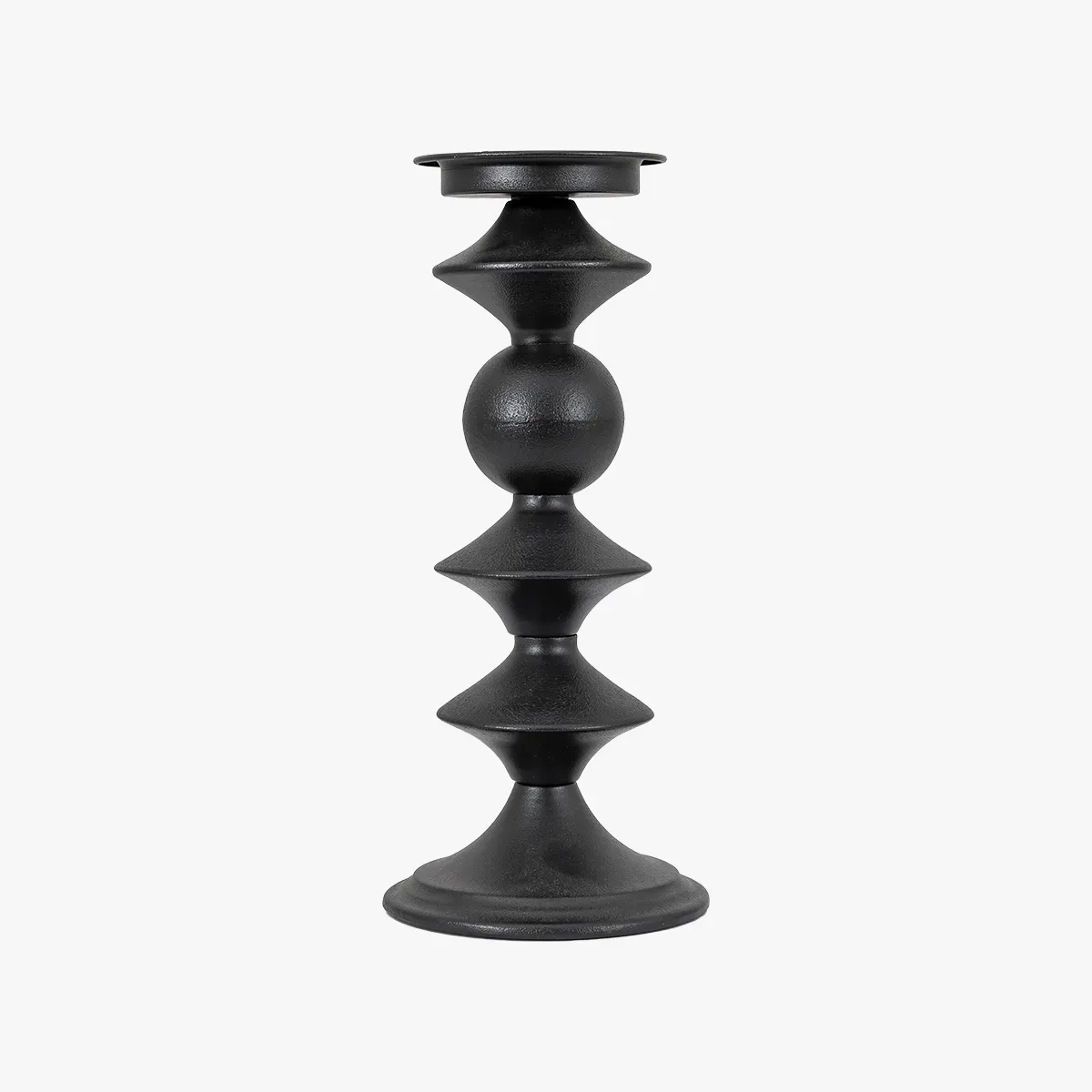 onyx-pillar-candlestick-in-black-large image