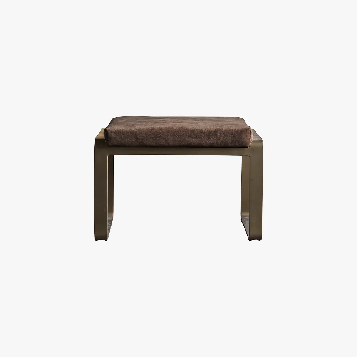 spencer-faux-suede-footstool-in-taupe image