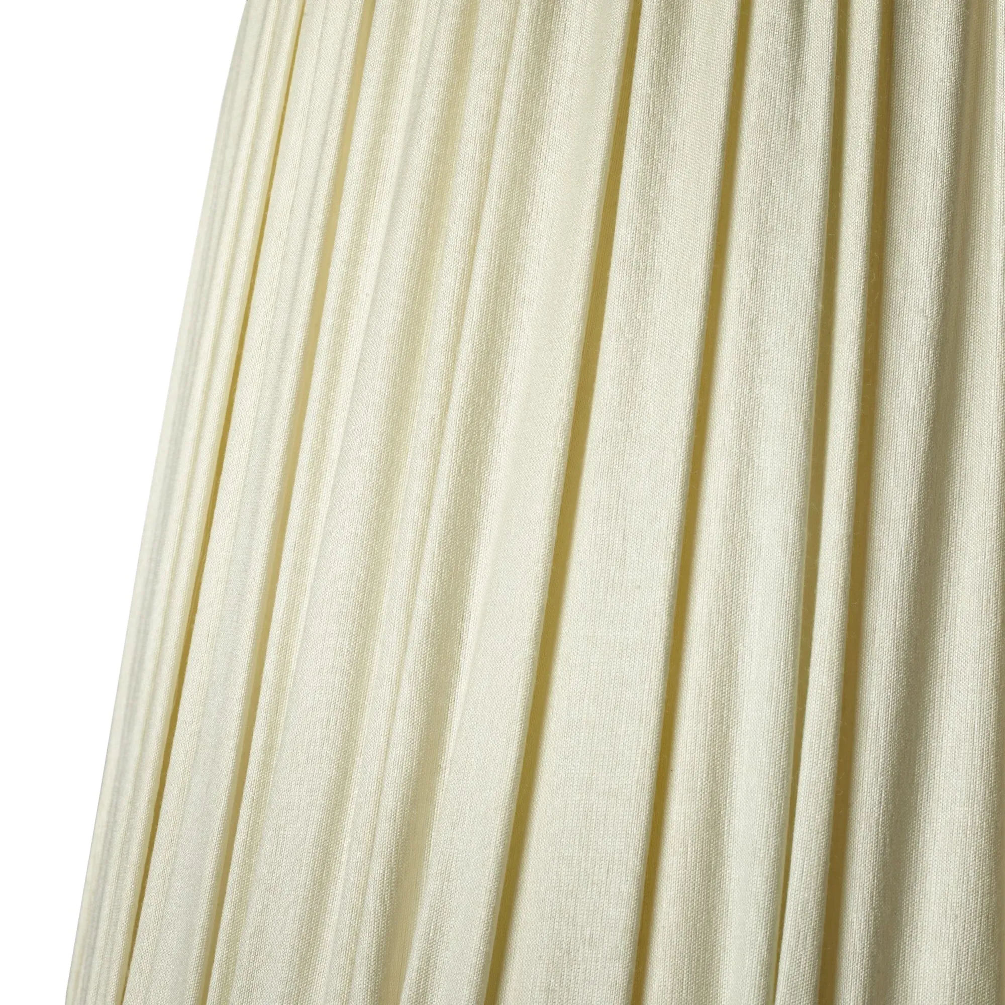 12 Inch Tall Tapered Lamp Shade - Stone, Pleated Taj Silk product