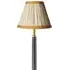 16cm Empire Gathered Lampshade - White Gold, Cotton by Pooky, image 3