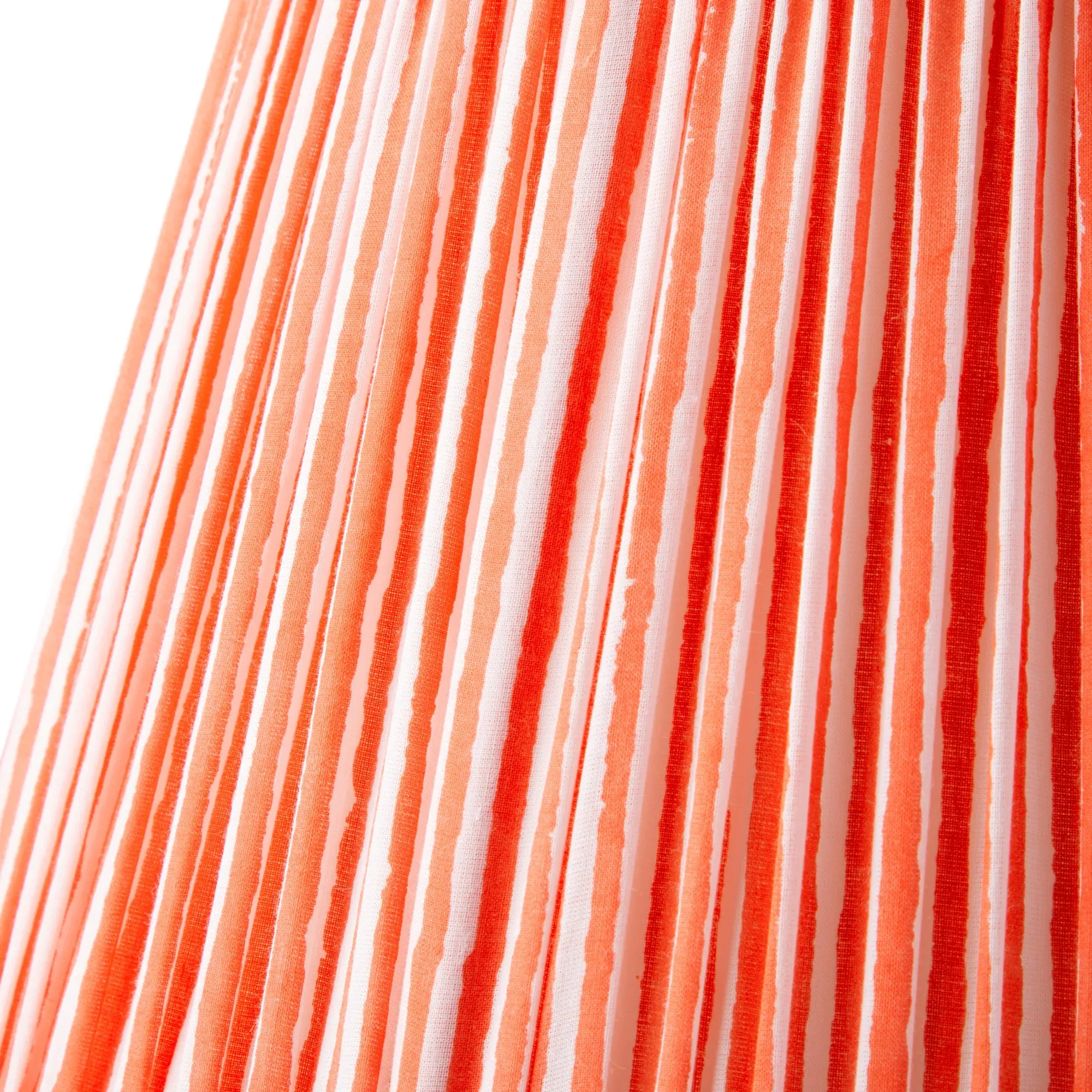 16cm Empire Lamp Shade Chalk Stripes - Coral, Cotton product