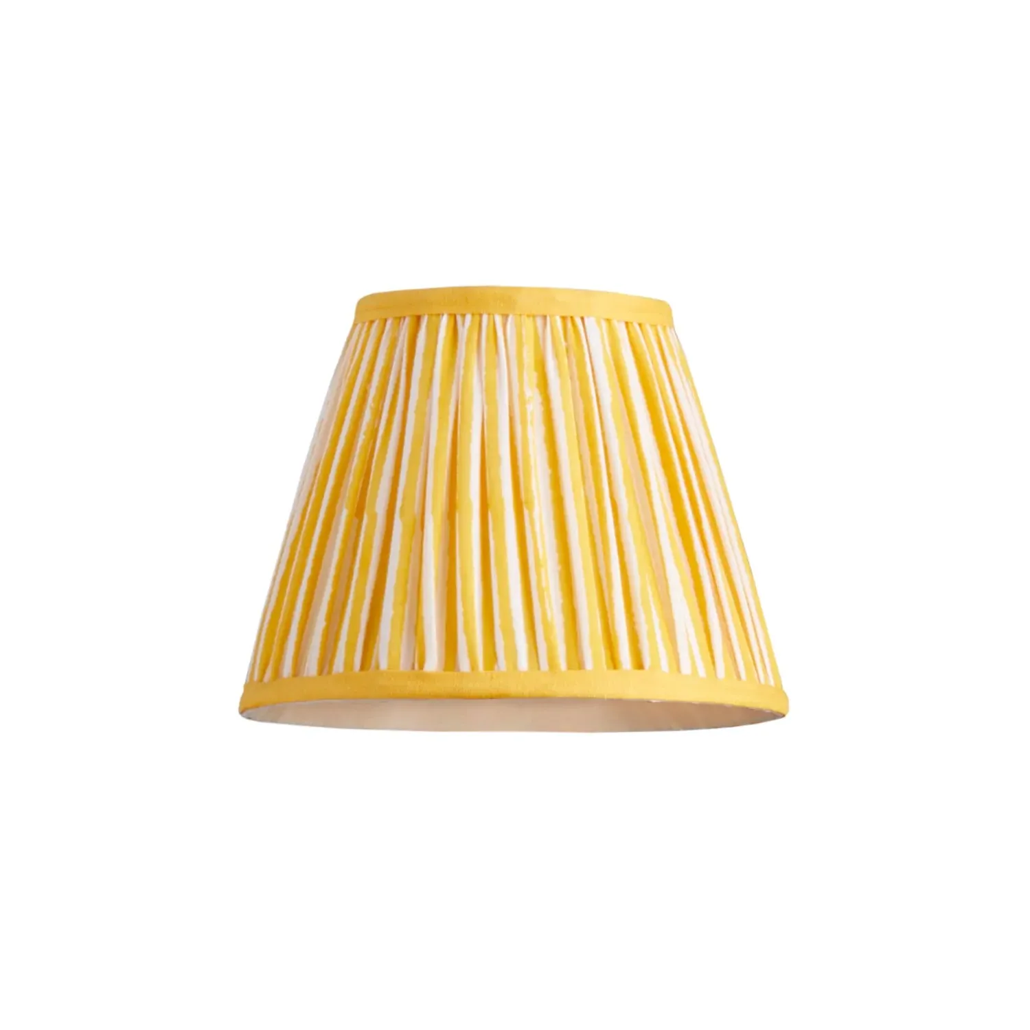 18cm Pendant Lamp Shade Chalk Stripes - Yellow, Cotton product