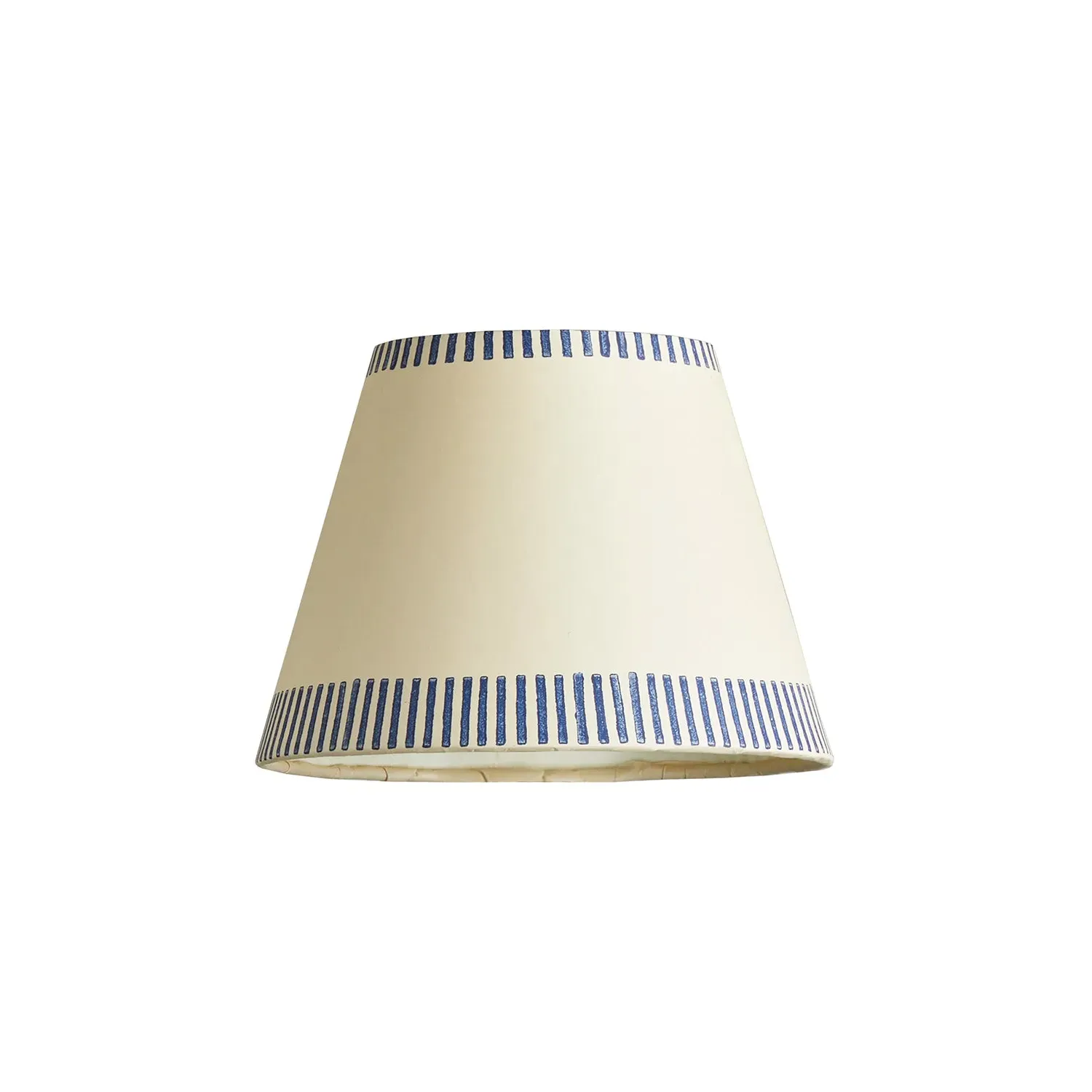 18cm Straight Empire Pendant Shade - Blue, Hand-Painted product