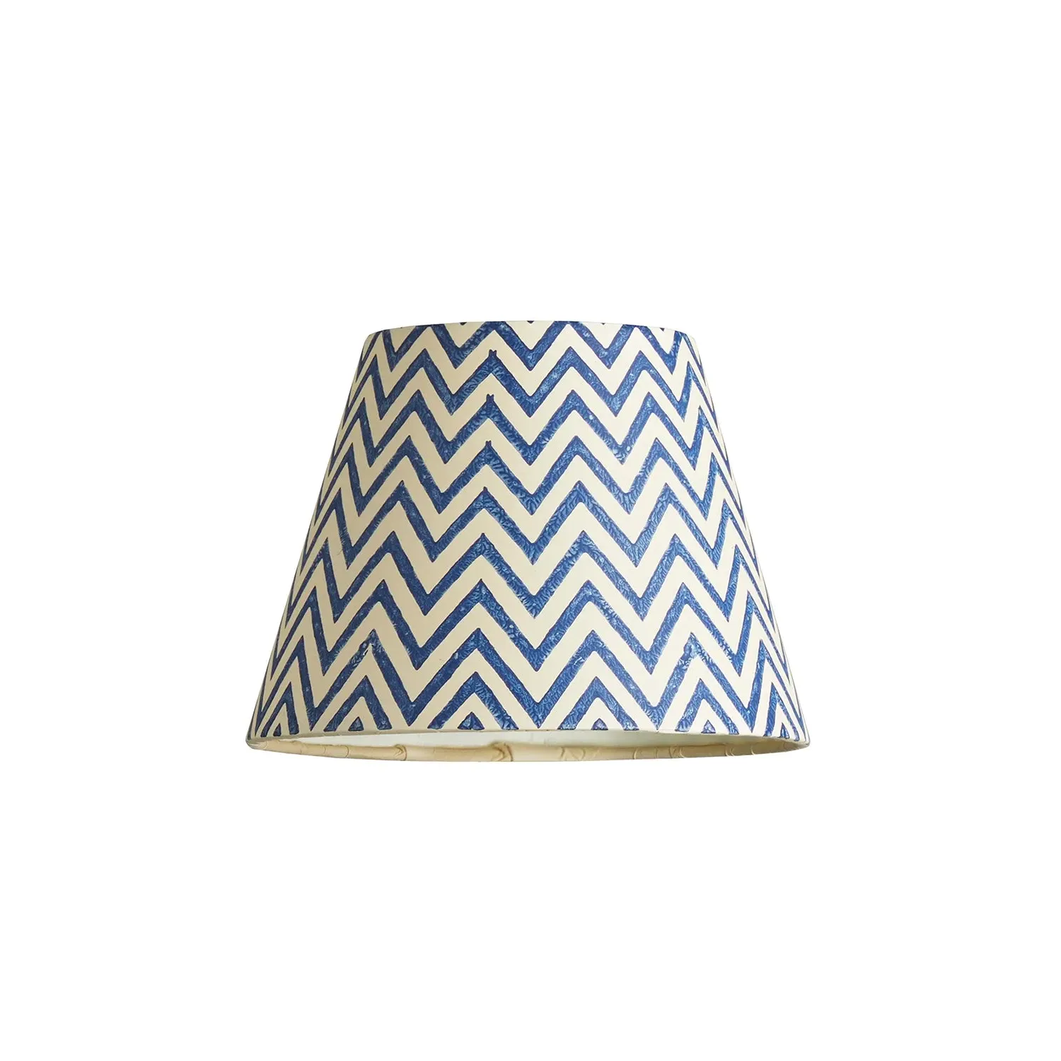 18cm Straight Empire Pendant Shade - Blue, Hand Painted product