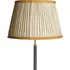 35cm Empire Gathered Lampshade - White Gold, Cotton by Pooky, image 3