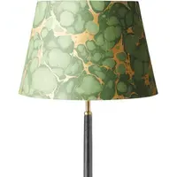 35cm Straight Empire Handmade Marble Paper Lamp Shade - Foglia by Pooky, image 2