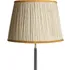 40cm Empire Gathered Lampshade - White Gold, Cotton by Pooky, image 3