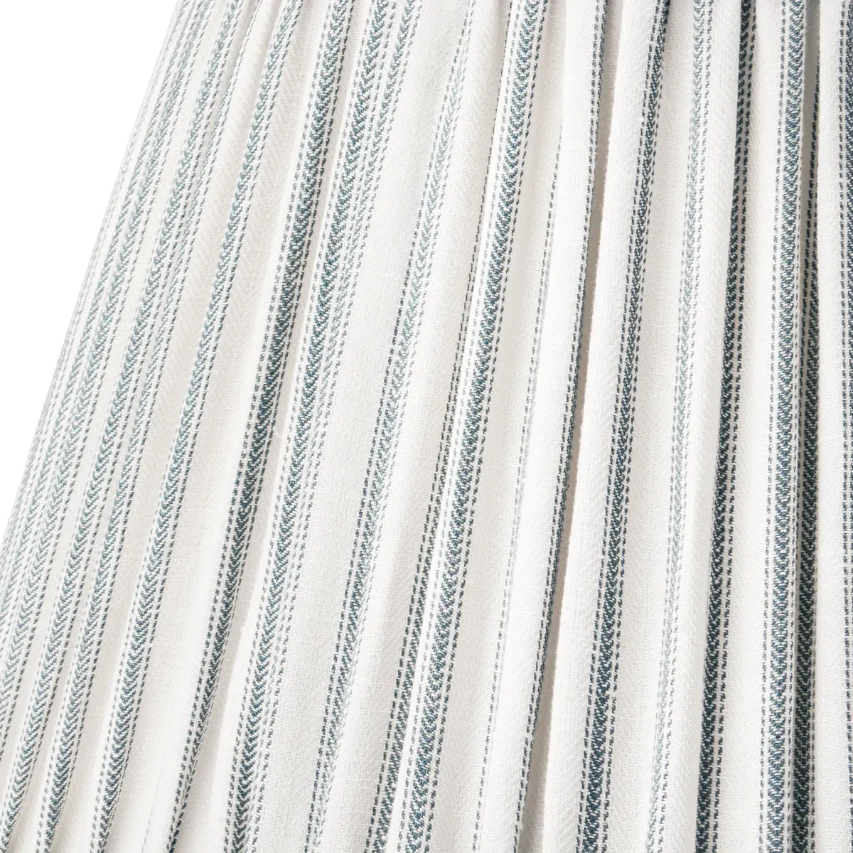 50cm Straight Empire Bloomer Lamp Shade - Blue, Linen product