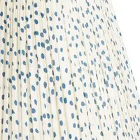 5.5 Inch Tall Tapered Clip-On Shade - Blue Dotty alternate view
