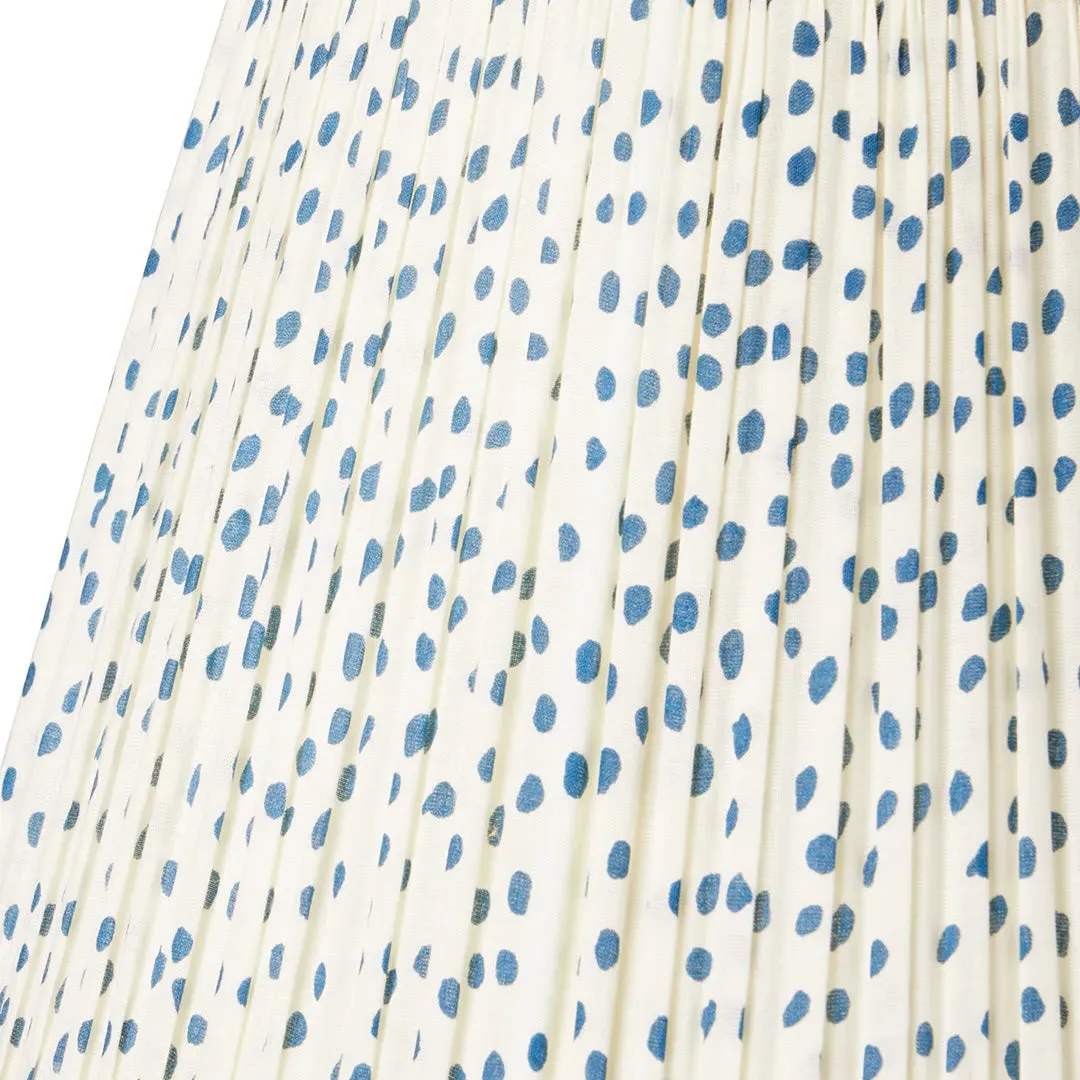 5.5 Inch Tall Tapered Clip-On Shade - Blue Dotty product