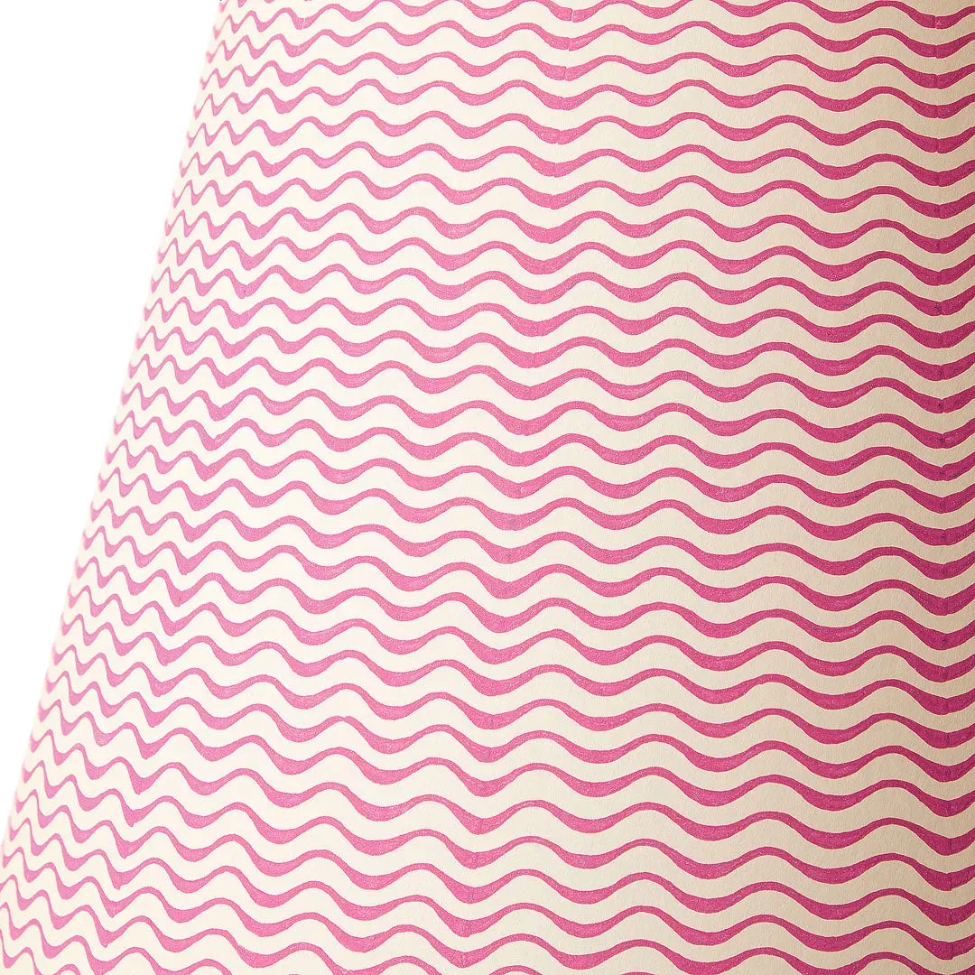 6 Inch Cordless Empire Lamp Shade - Hot Pink, Card product